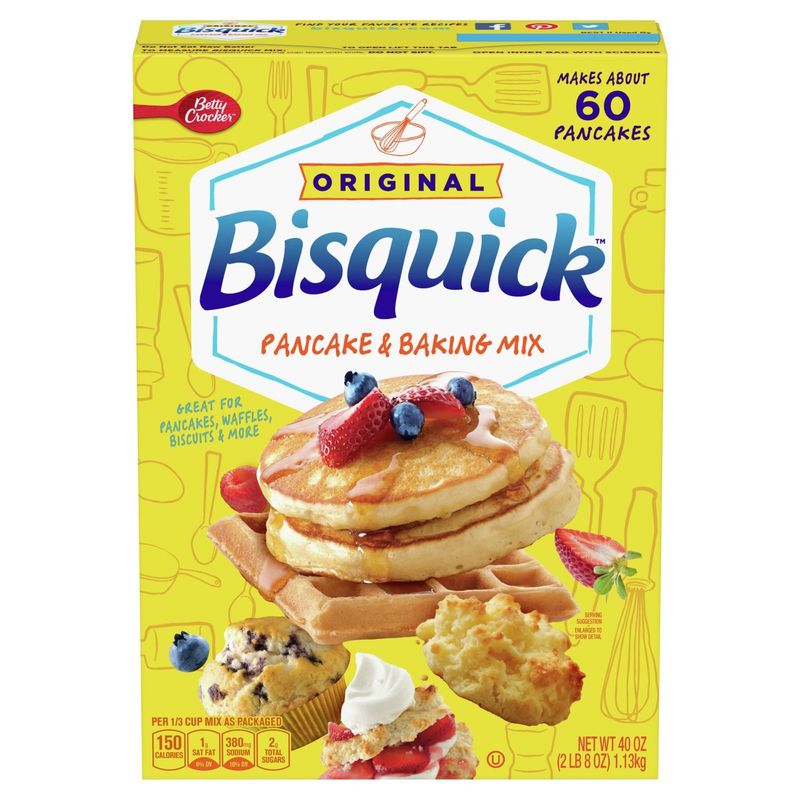 Betty Crocker Bisquick Original Pancake &amp; Baking Mix, 40 oz