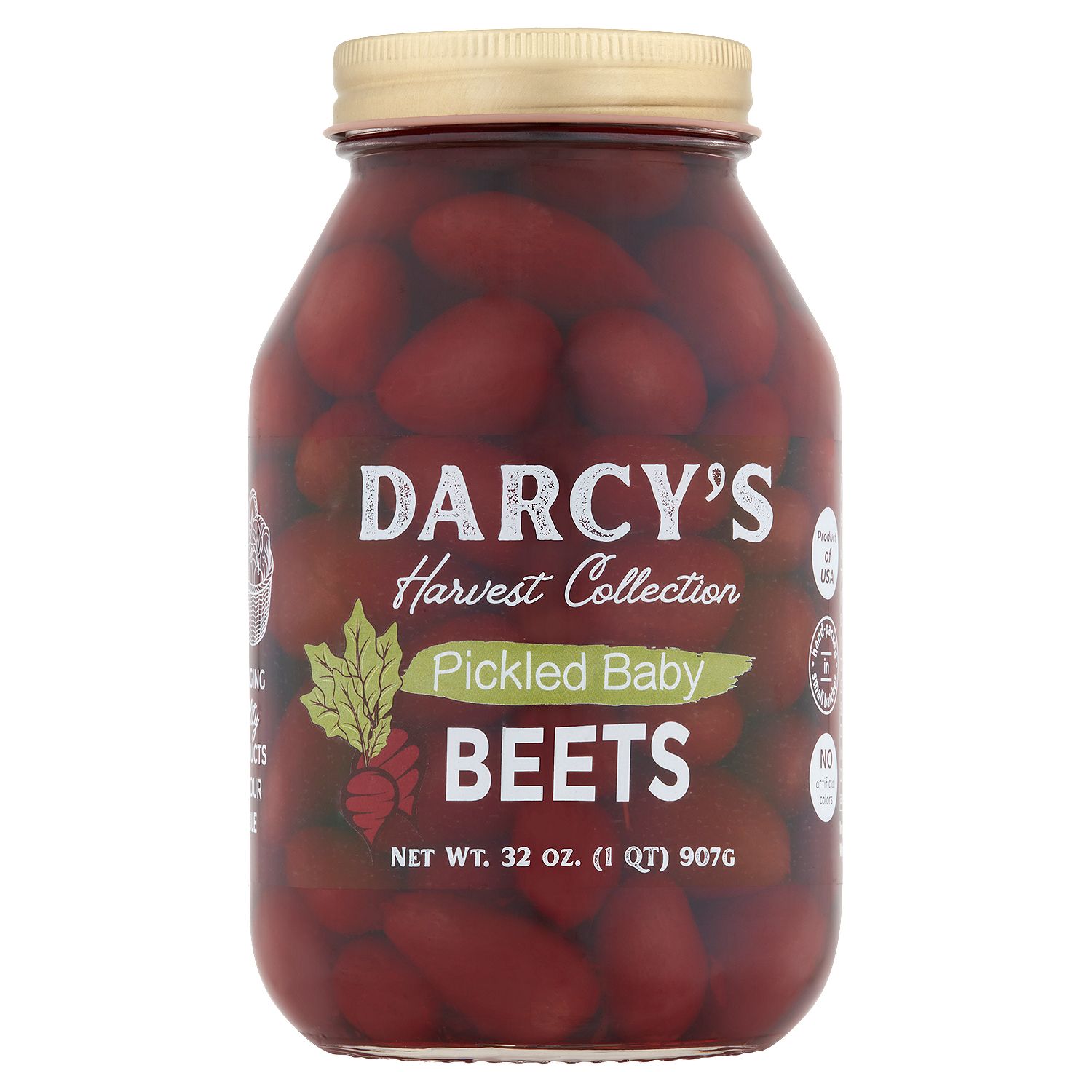 Darcy's Harvest Collection Pickled Baby Beets, 32 oz