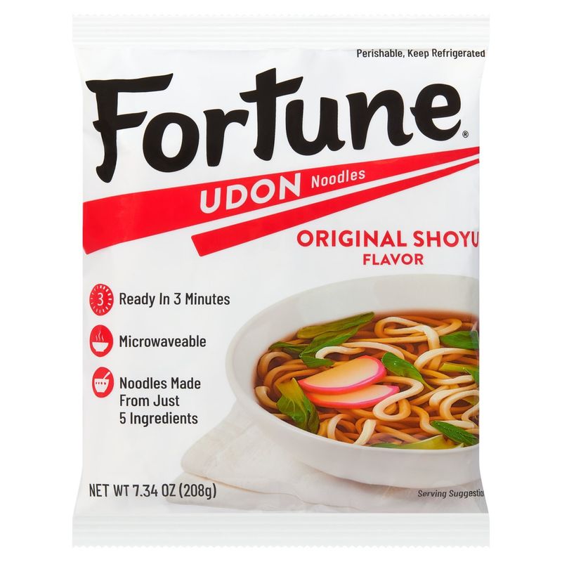 Fortune Original Shoyu Flavor Udon Noodles, 7.34 oz