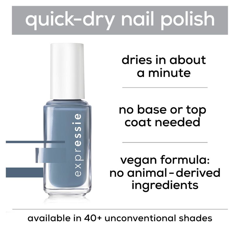 Essie Expressie Quick Dry Nail Polish, Trick Clique, 0.33 fl oz