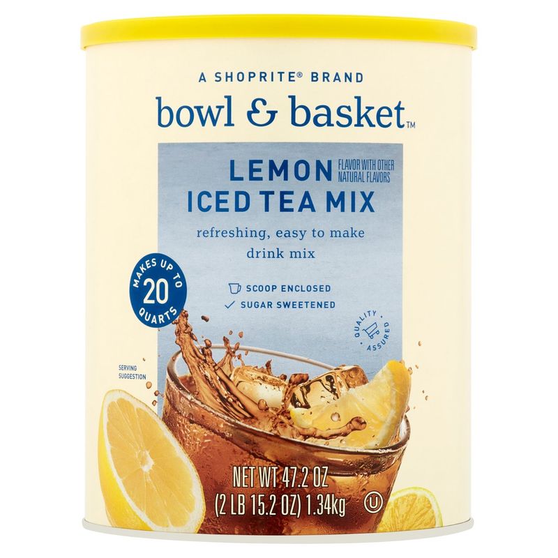 Bowl &amp; Basket Lemon Iced Tea Mix, 47.2 oz