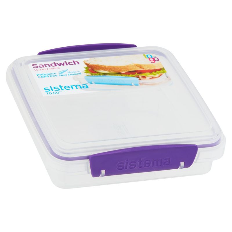 Sistema To Go 15.2 oz Sandwich Box