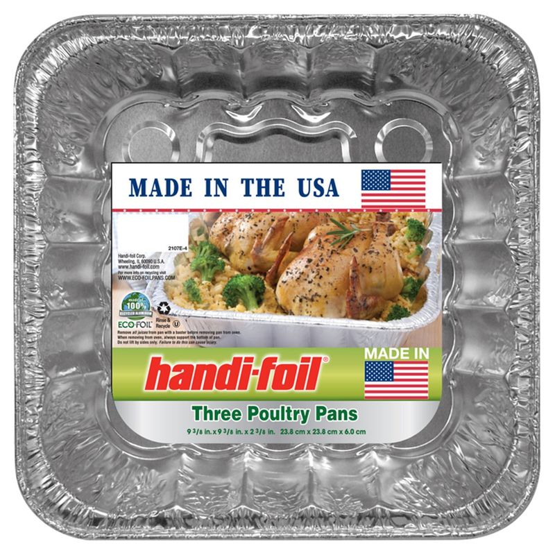 Handi Foil Eco Foil Ultra Poultry Pan, 3 Count