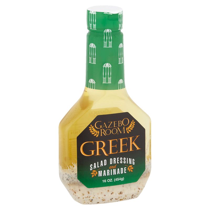 Gazebo Room Greek Salad Dressing and Marinade, 16 oz