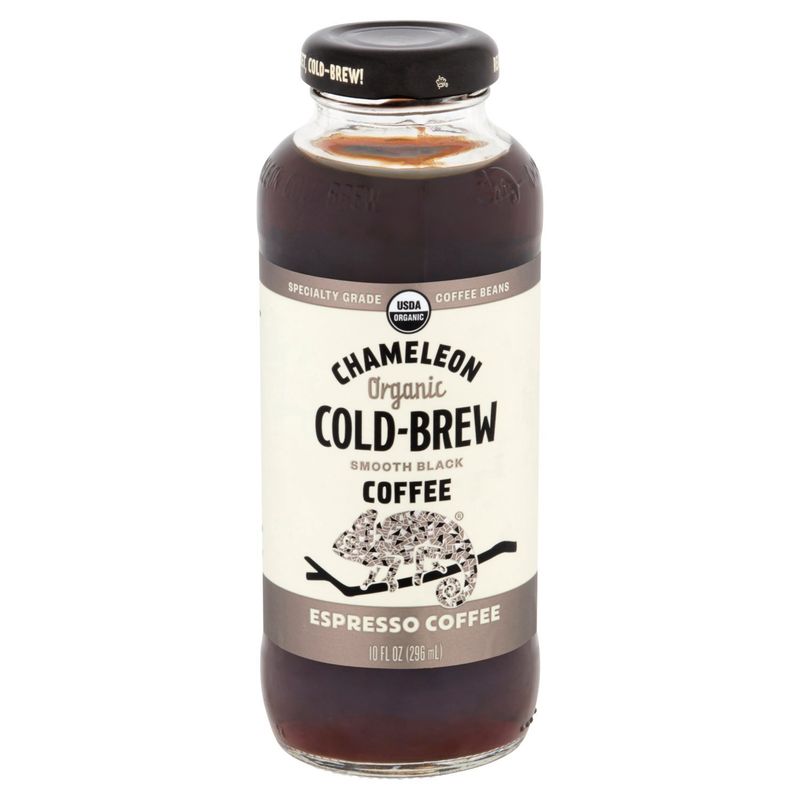 Chameleon Cold-Brew Organic Smooth Black Espresso Coffee, 10 fl oz