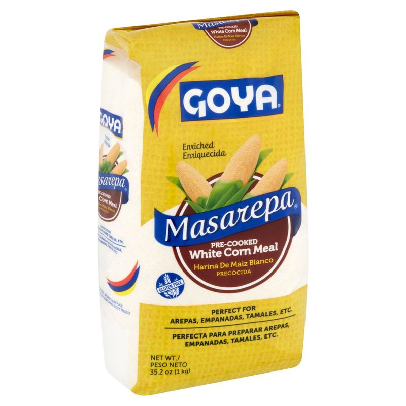 Goya Masarepa Enriched Pre-Cooked White Corn Meal, 35.2 oz