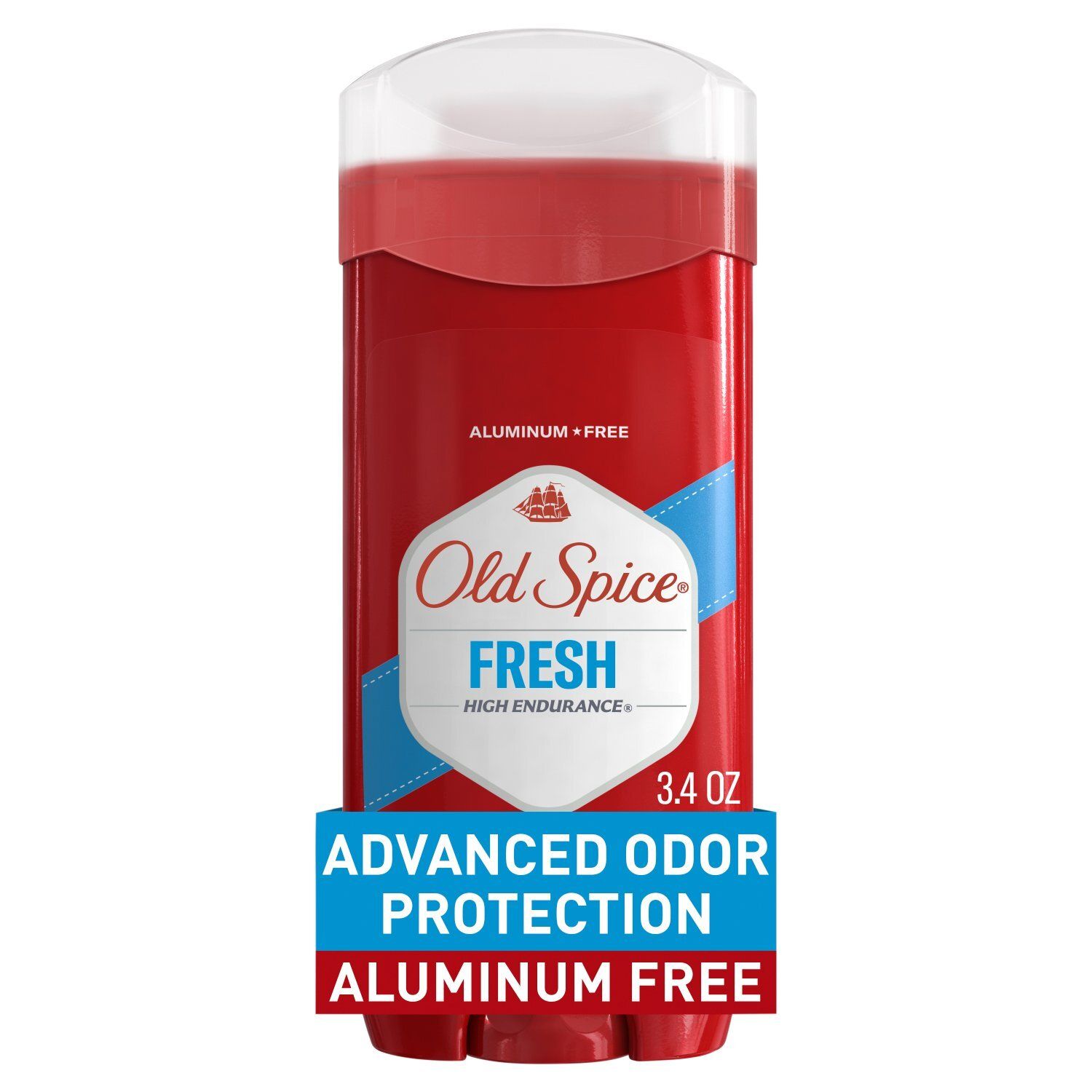 Old Spice High Endurance Aluminum Free Fresh Deodorant, 3.4 oz