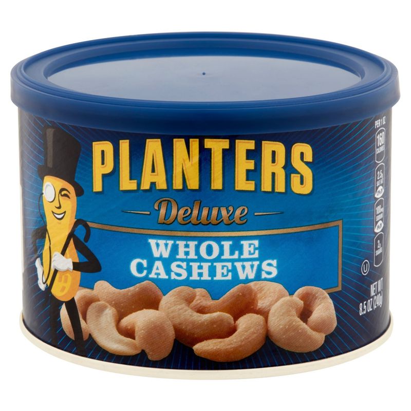 Planters Deluxe Whole Cashews, 8.5 oz
