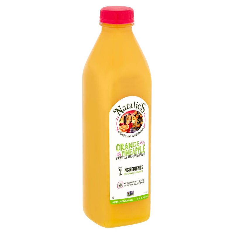 Natalie's Orange Pineapple Gourmet Pasteurized Juice, 32 fl oz
