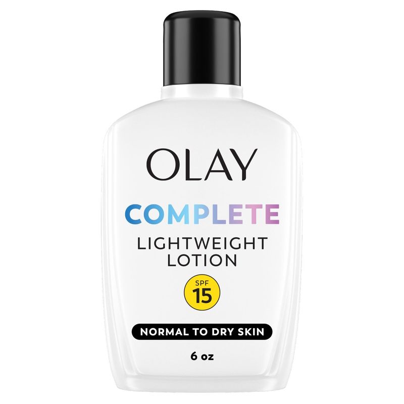 Olay Complete Lotion Moisturizer with SPF 15 Normal, 6.0 fl oz