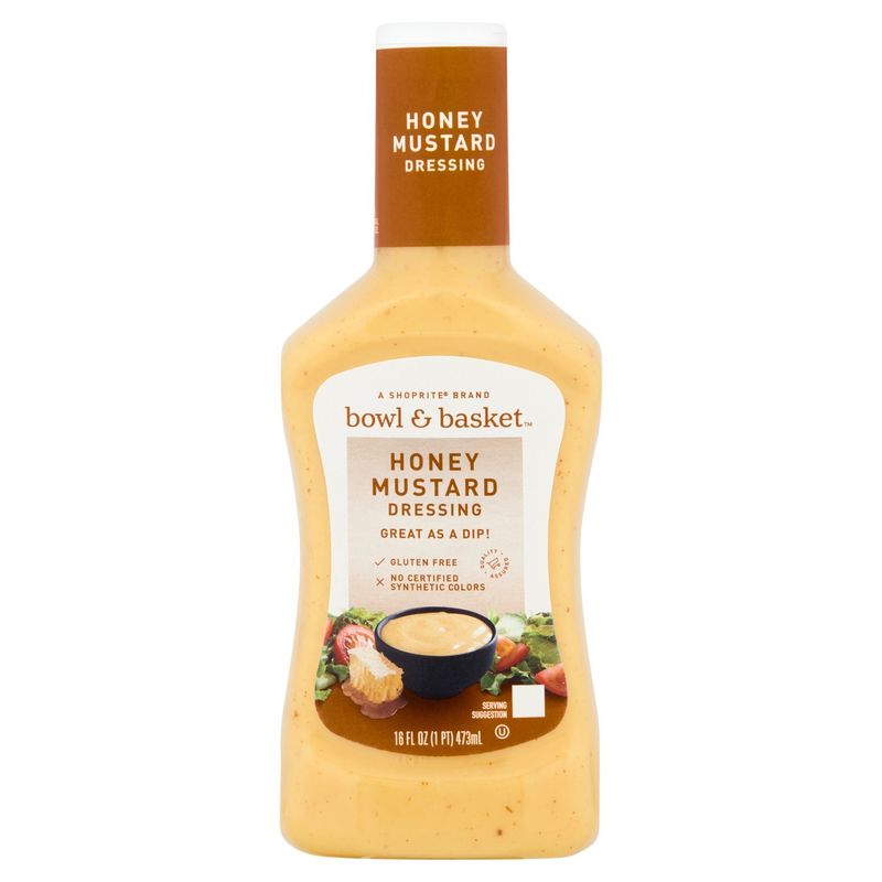 Bowl &amp; Basket Honey Mustard Dressing, 16 fl oz