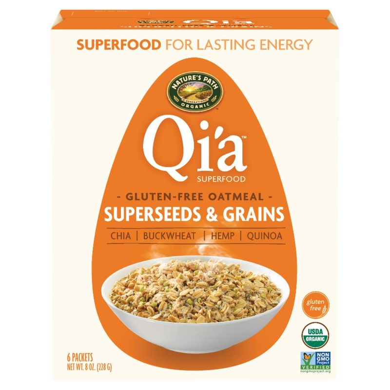 Nature's Path Qi'a Superseeds &amp; Grains Superfood Oatmeal, 8 oz