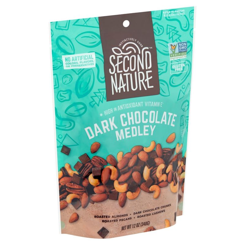 Second Nature Dark Chocolate Medley, 12 oz