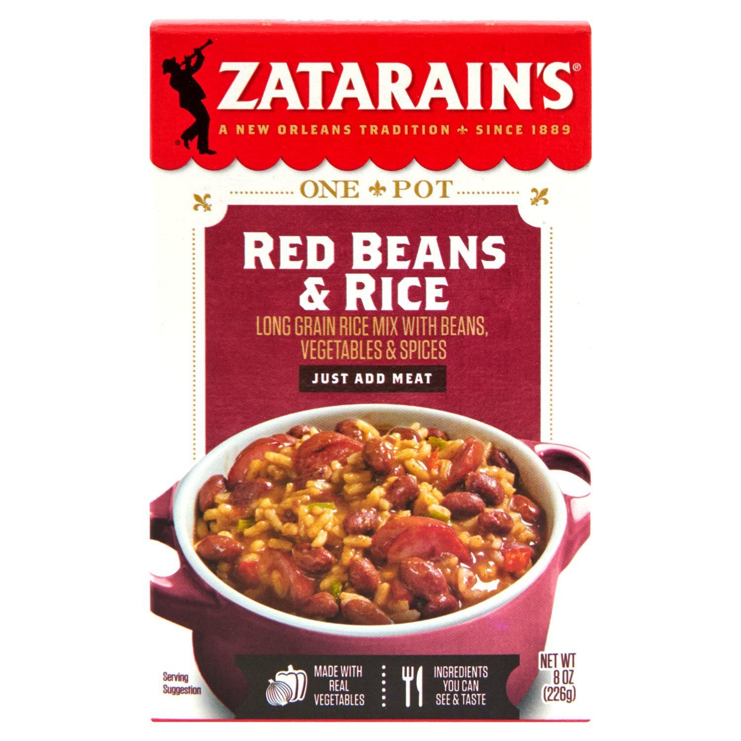 Zatarain's Red Beans &amp; Rice, 8 oz