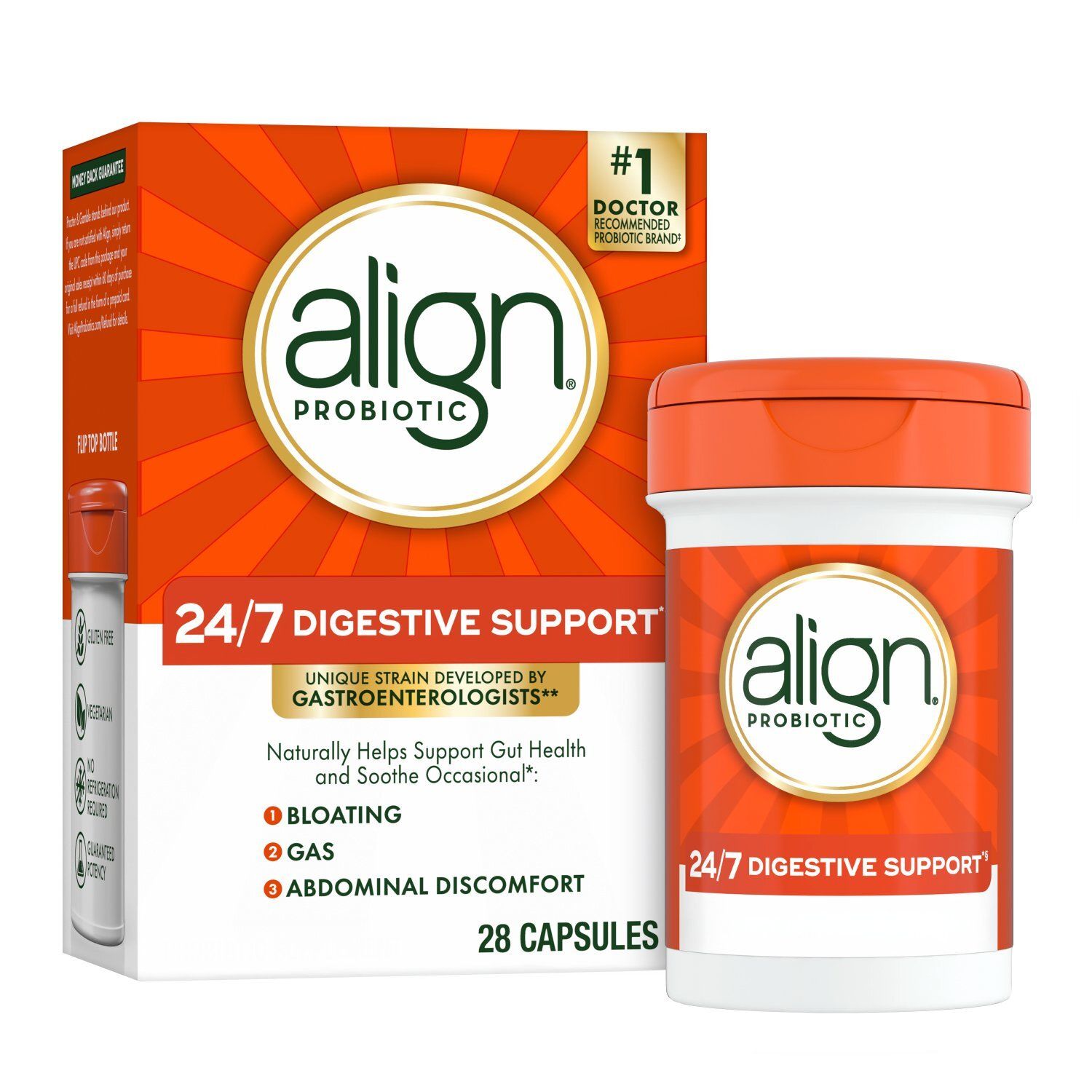Align Probiotic, 24/7 Digestive Support*§, Probiotics for Women and Men, Probiotics for Digestive H