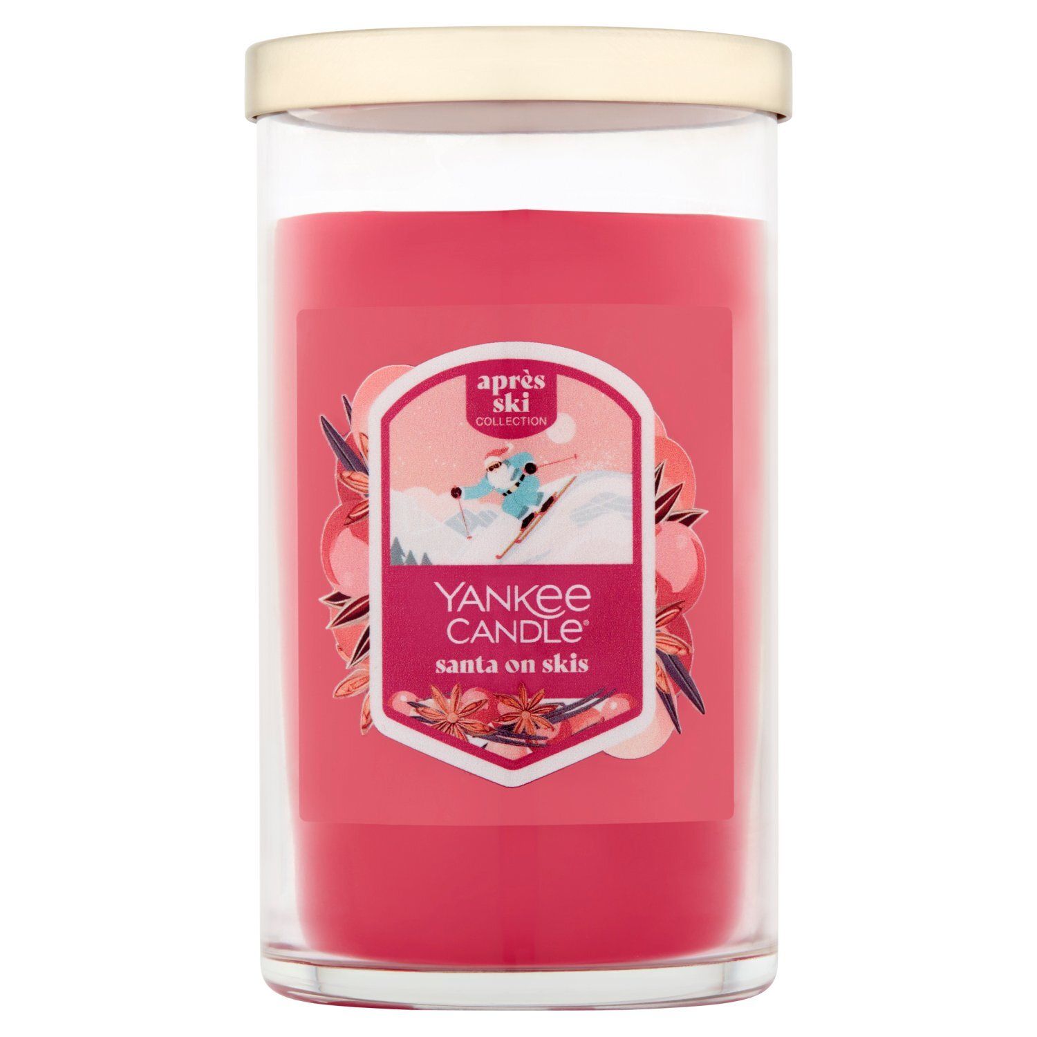 Yankee Candle Après Ski Collection Santa on Skis Candle, 14.25 oz