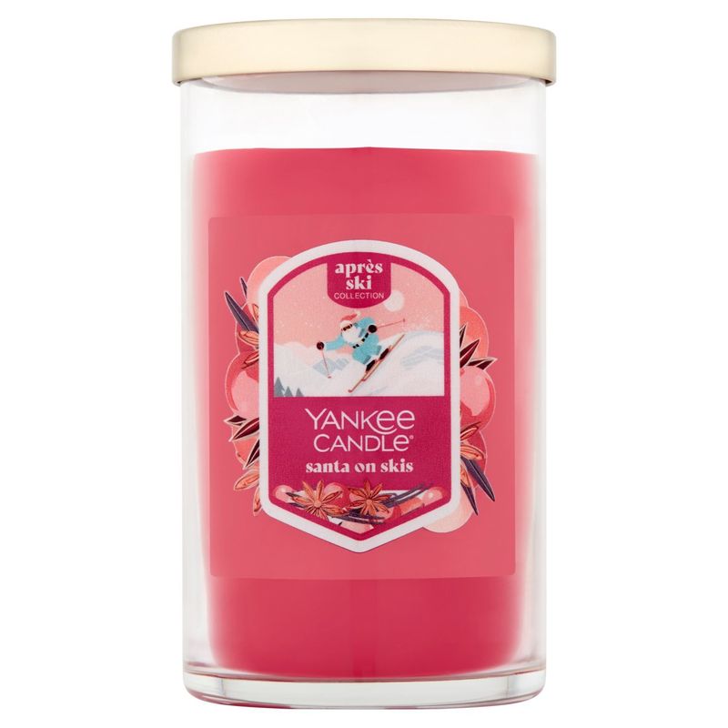 Yankee Candle Après Ski Collection Santa on Skis Candle, 14.25 oz