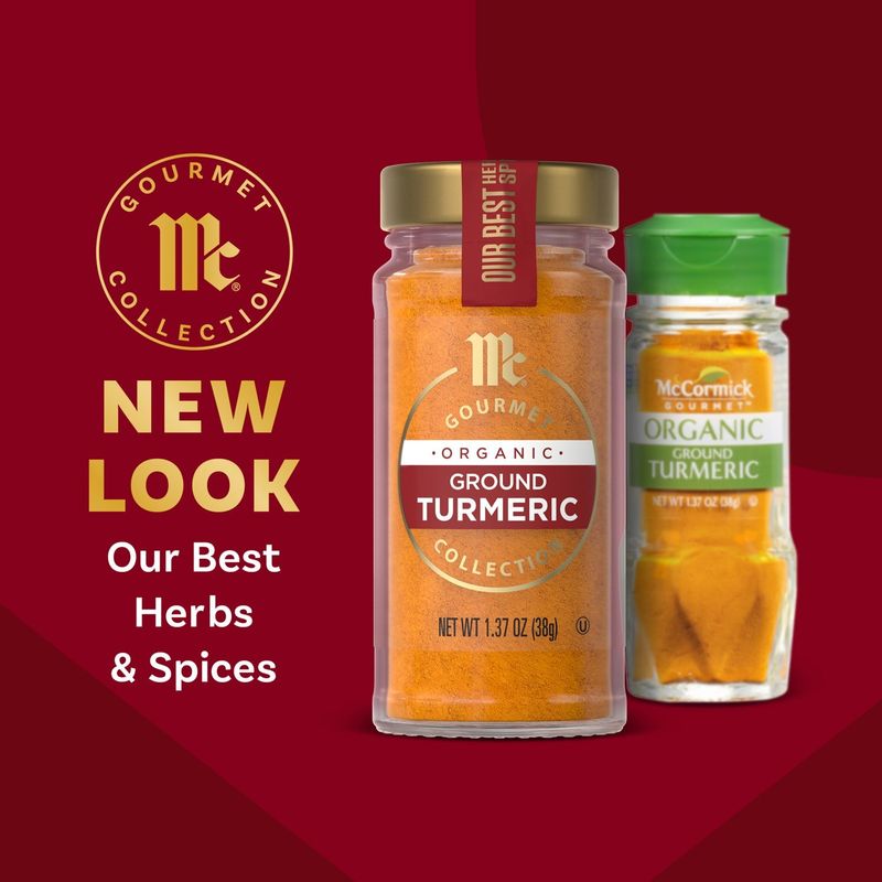 McCormick Gourmet Collection Organic Ground Turmeric, 1.37 oz