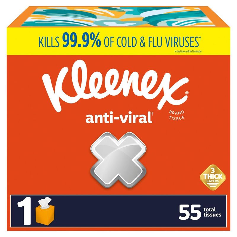 Kleenex Anti-Viral Tissues, 55 count