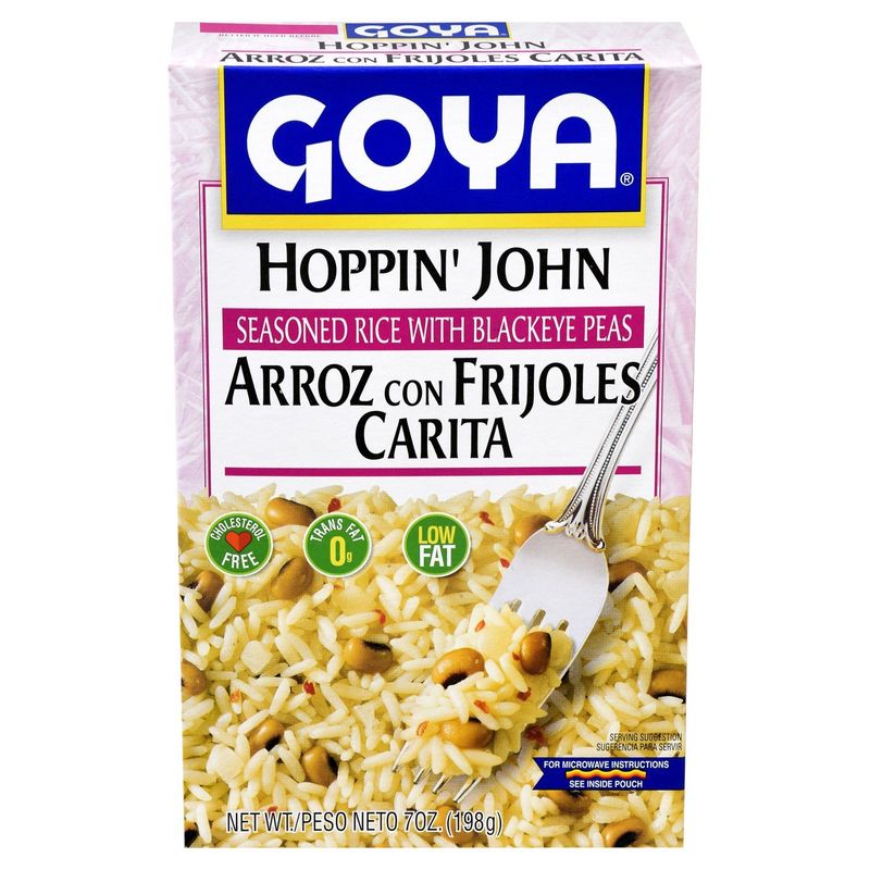 Goya Hoppin' John Seasoned Rice with Blackeye Peas, 7 oz