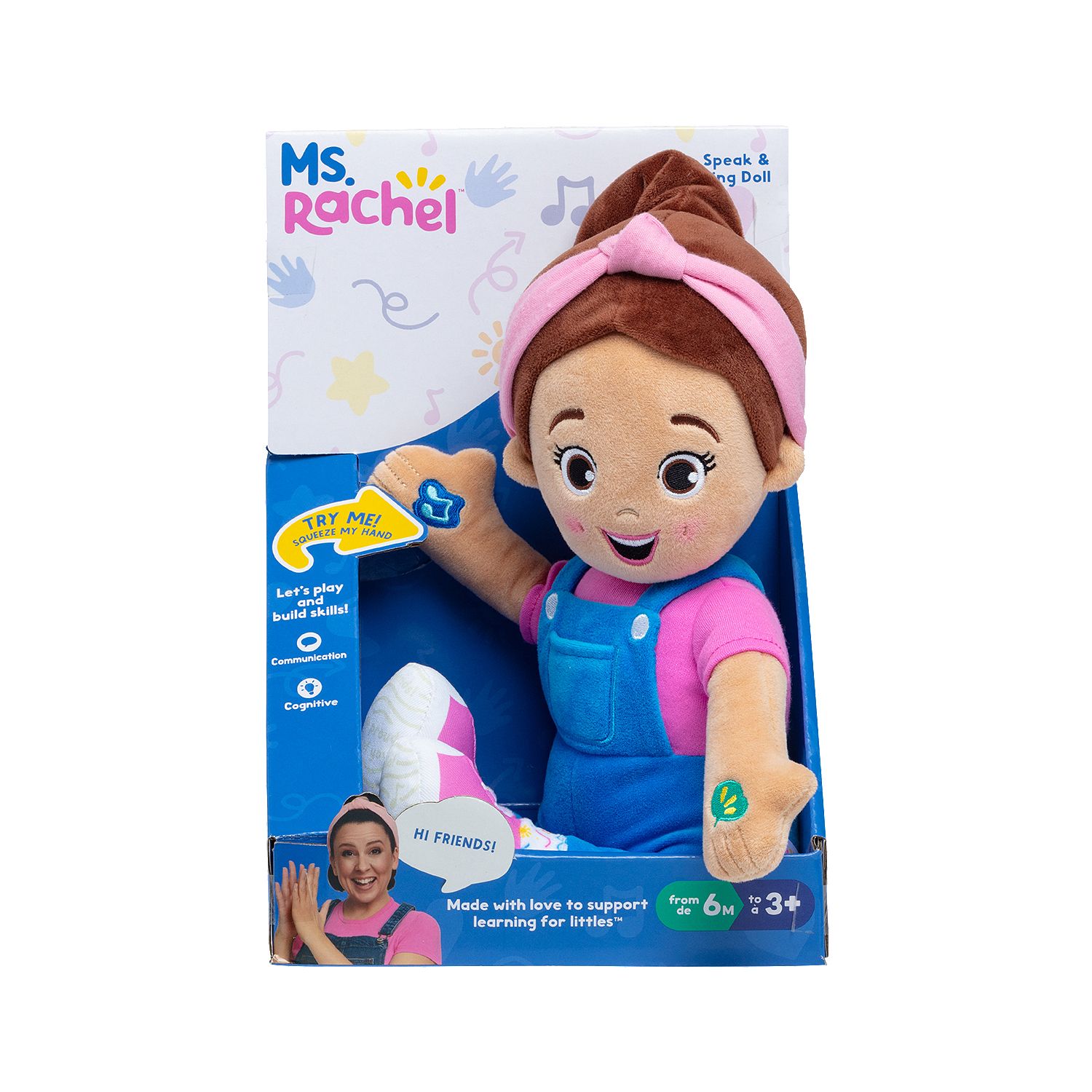 Ms. Rachel Speak &amp; Sing Doll