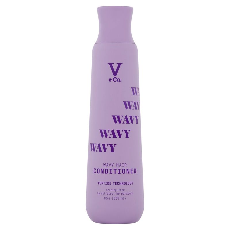V &amp; Co. Wavy Hair Conditioner, 12 oz