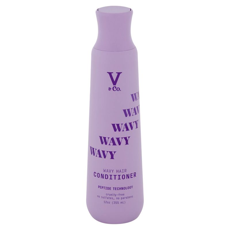 V &amp; Co. Wavy Hair Conditioner, 12 oz