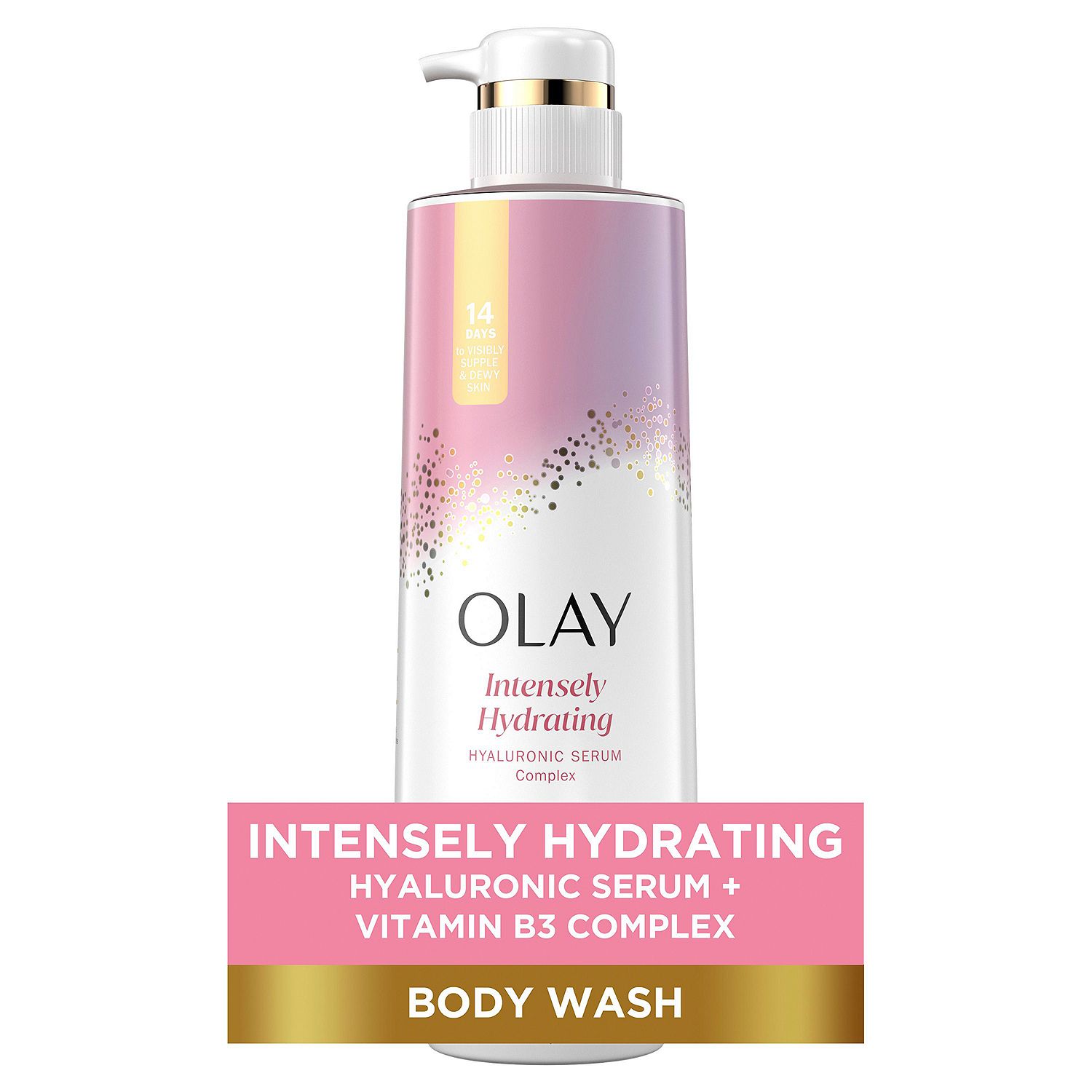 Olay Intensely Hydrating Hyaluronic Serum Complex Body Wash, 20 fl oz
