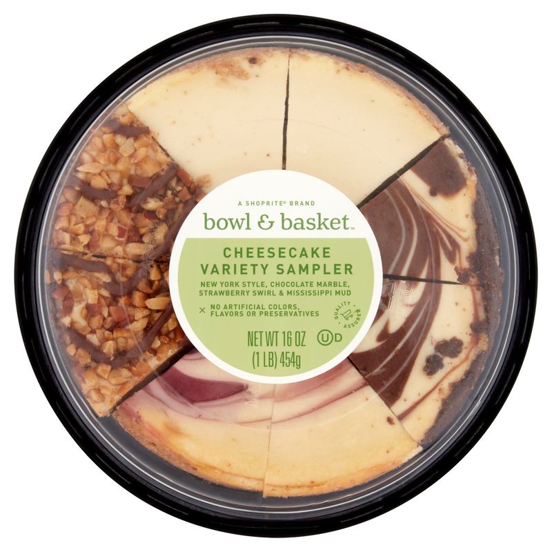 Bowl &amp; Basket Variety Sampler Cheesecake, 16 oz
