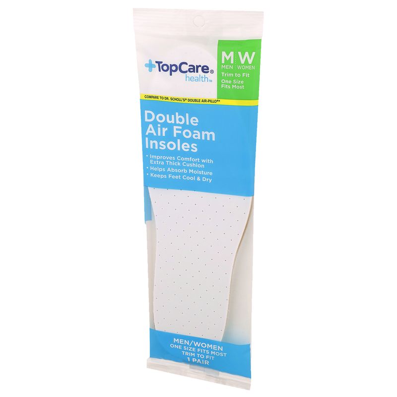 TopCare Air Foam Insoles - Double Thick, 1 each