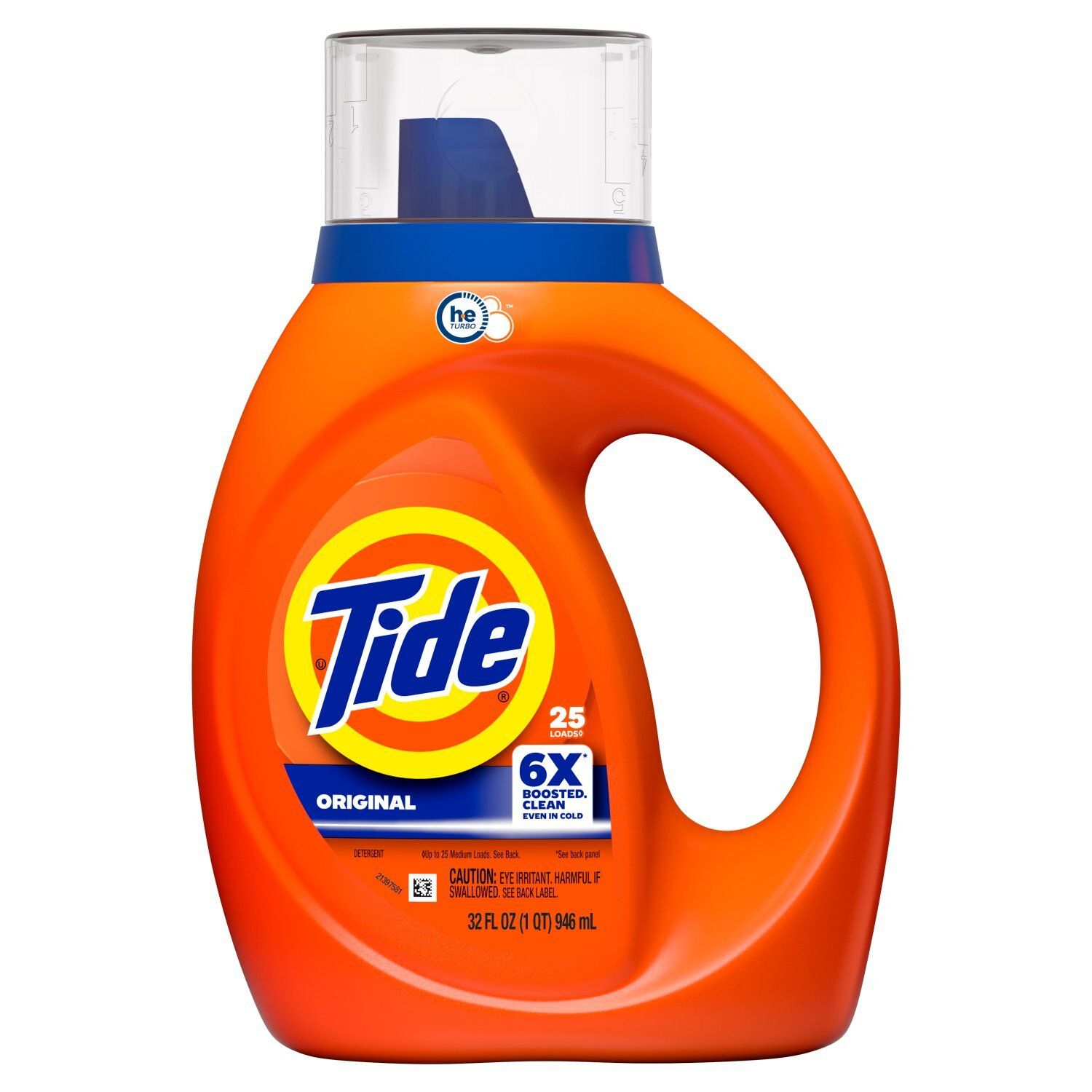 Tide Liquid Laundry Detergent, Original Scent, 34 fl oz, 25 Loads