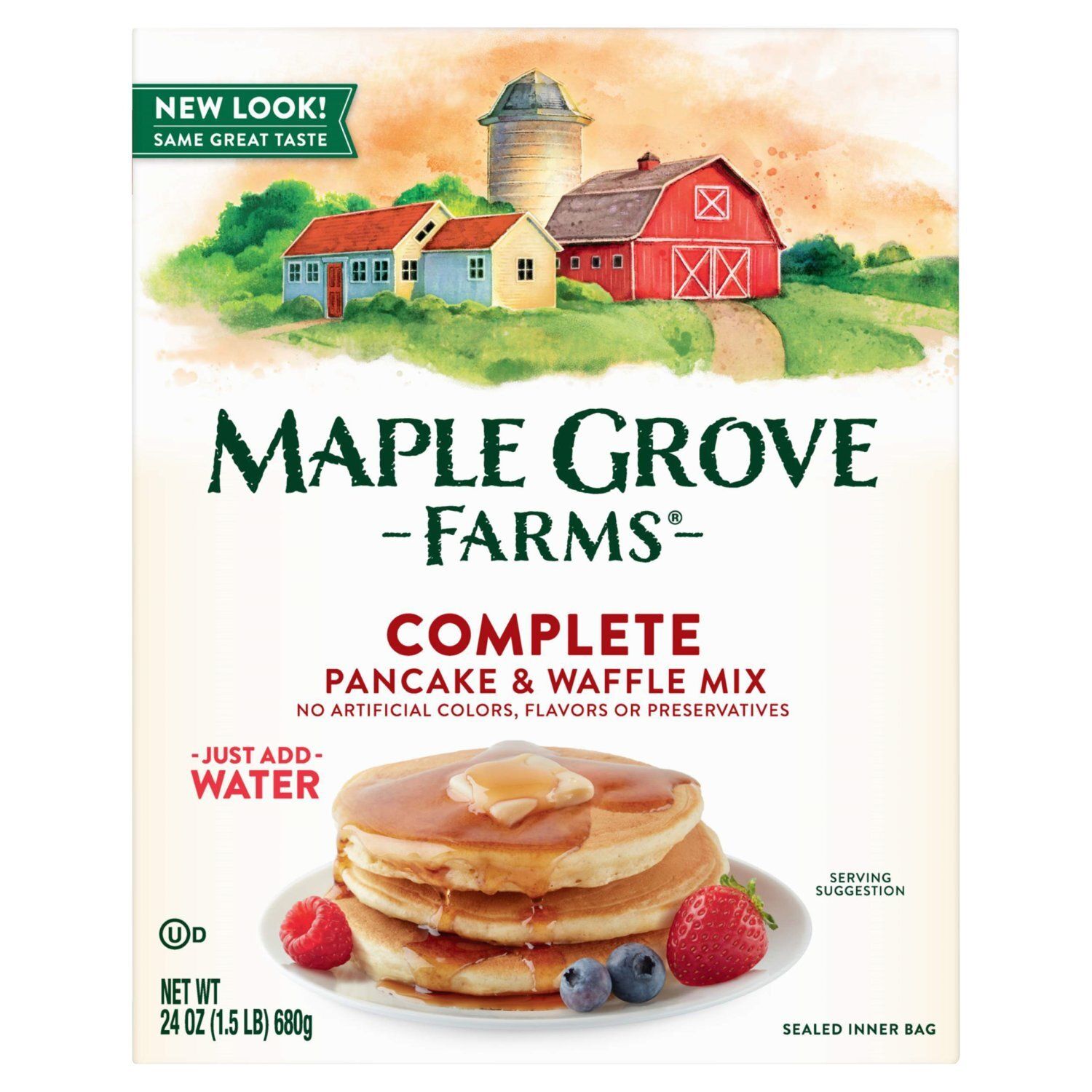 Maple Grove Farms Complete Pancake &amp; Waffle Mix, 24 oz