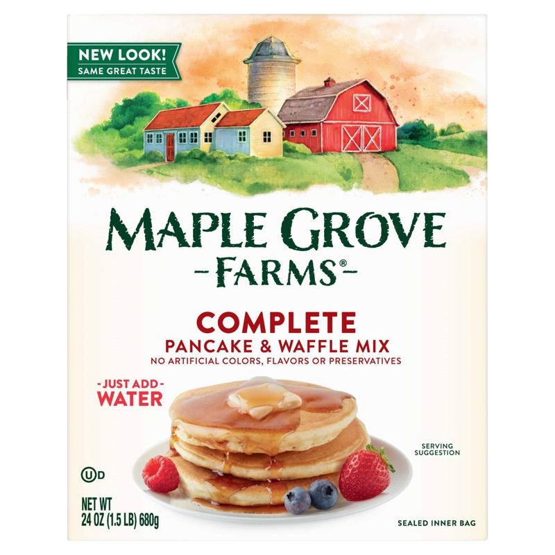 Maple Grove Farms Complete Pancake &amp; Waffle Mix, 24 oz
