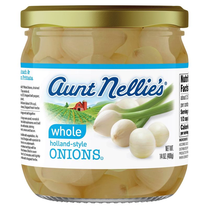 Aunt Nellie's Whole Holland-Style Onions, 14 oz