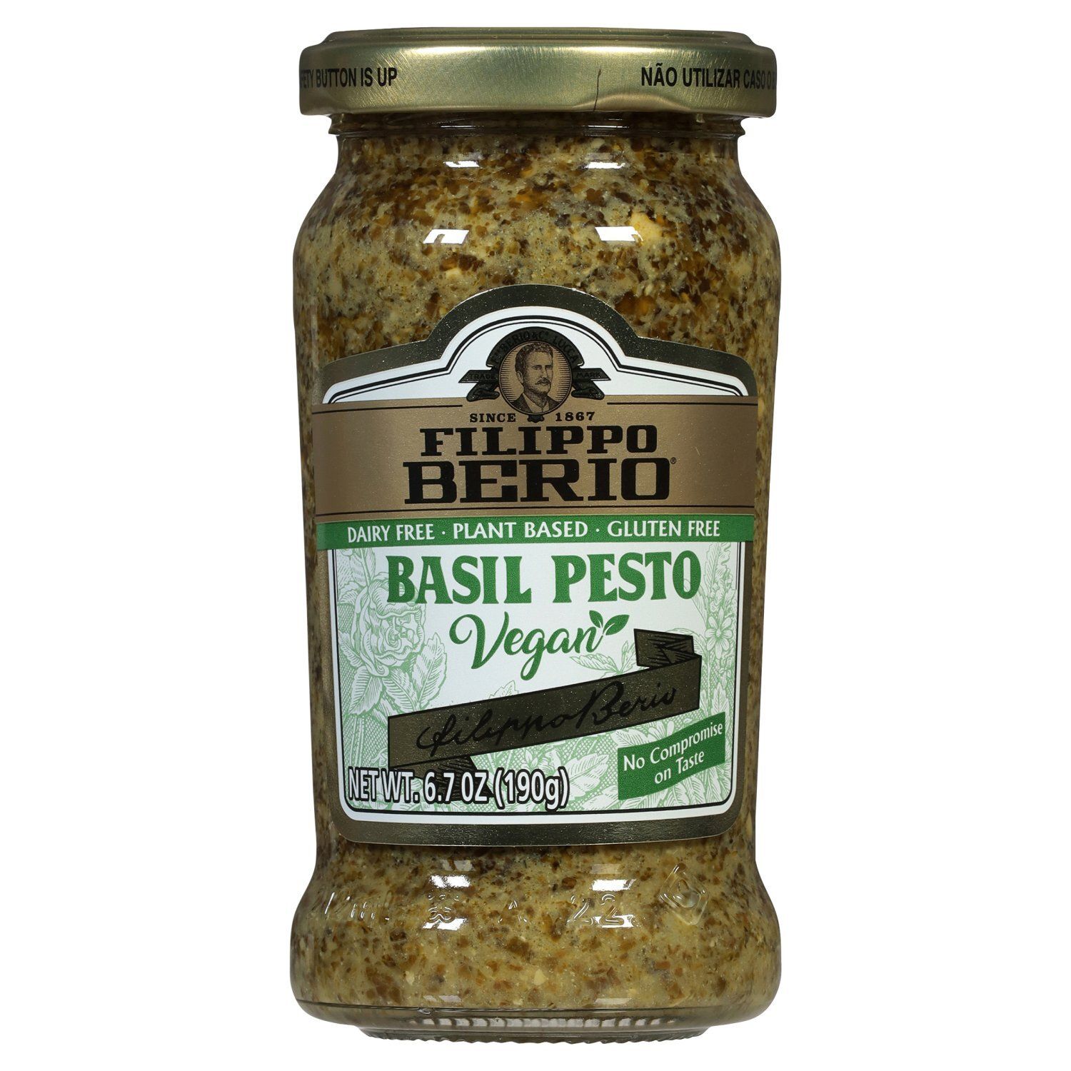 Filippo Berio Vegan Basil Pesto, 6.7 oz