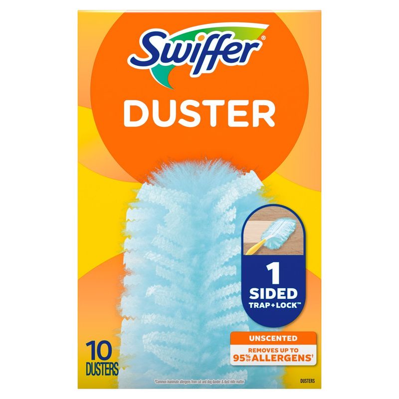 Swiffer Dusters Refill for Cleaning, Feather &amp; Microfiber Duster Alternative, Unscented, 10ct