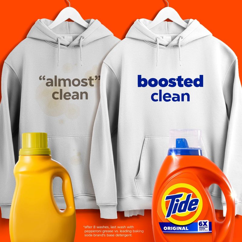 Tide Liquid Laundry Detergent, Original Scent, 34 fl oz, 25 Loads