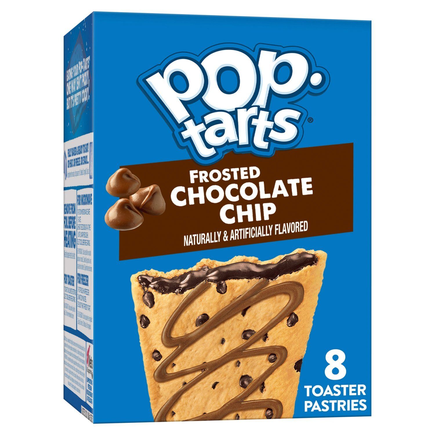 Pop Tarts Frosted Chocolate Chip Toaster Pastries, 8 count, 13.5 oz