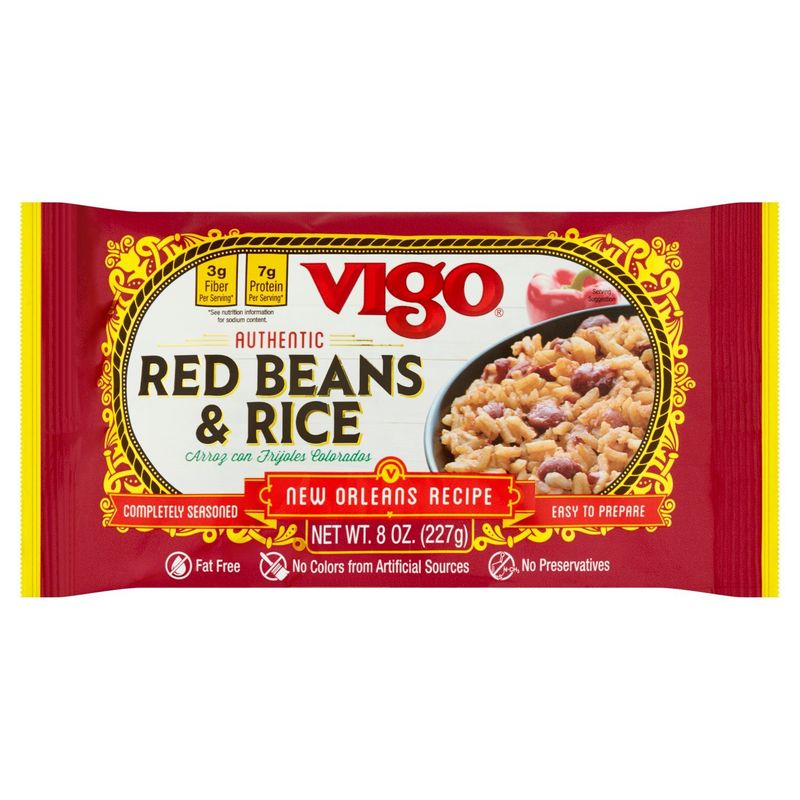 Vigo Authentic Red Beans &amp; Rice, 8 oz