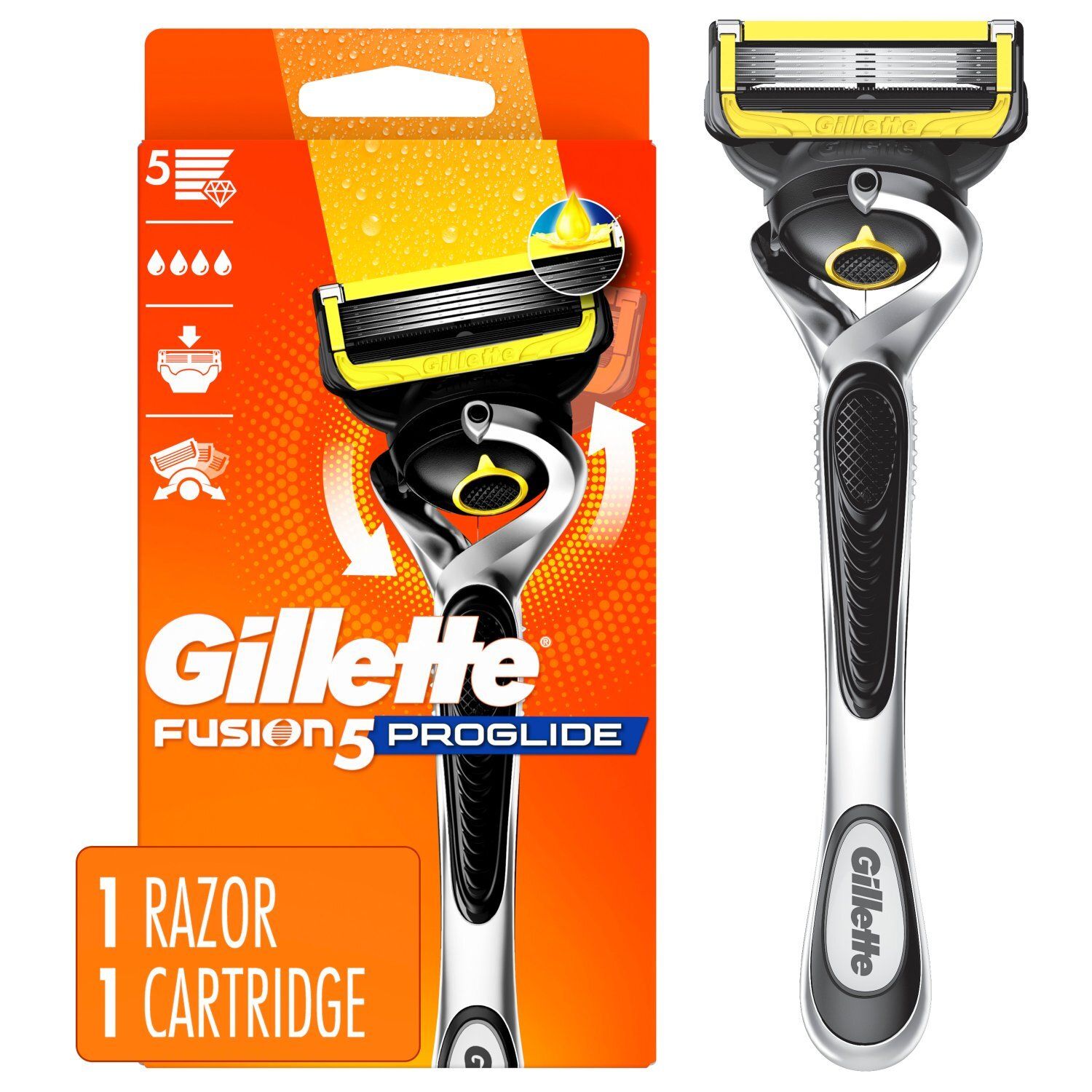 Gillette Fusion5 Proglide Shield Defense Razor and Cartridge
