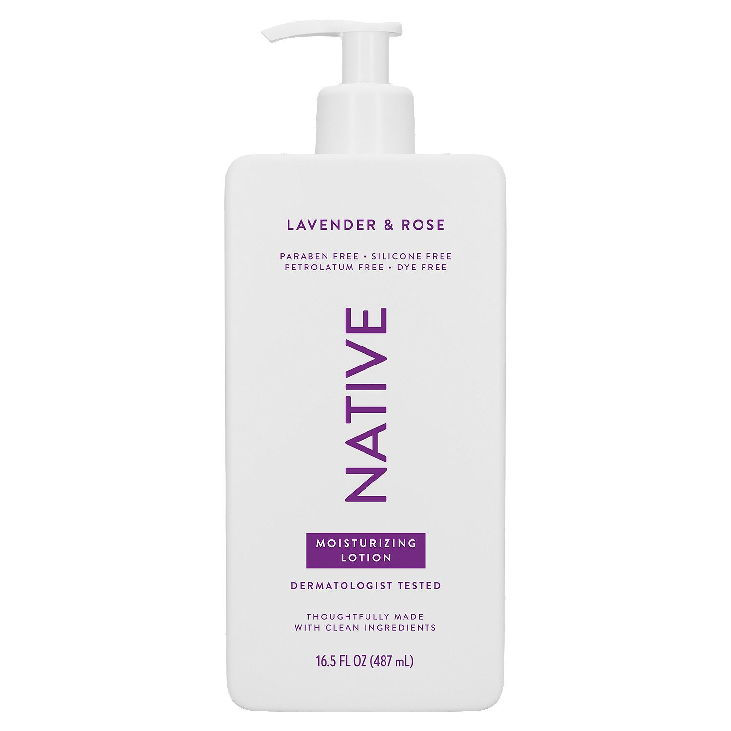 Native Lavender &amp; Rose Moisturizing Lotion, 16.5 fl oz