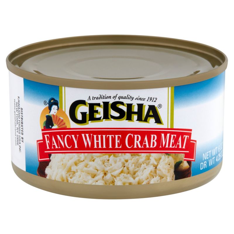 Geisha Fancy White Crab Meat, 6 oz