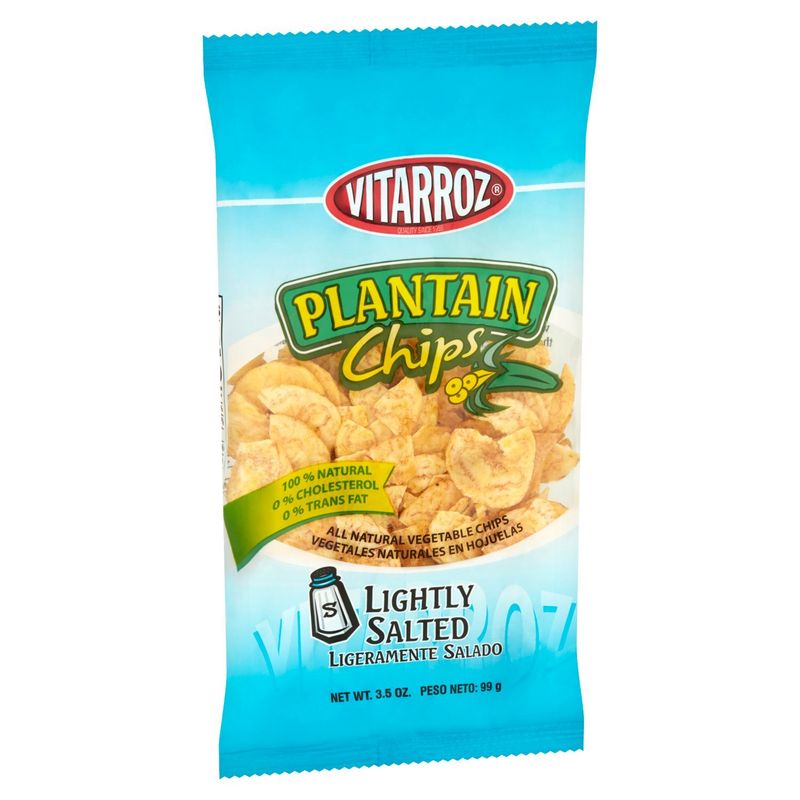 Vitarroz Lightly Salted Plantain Chips, 3.5 oz