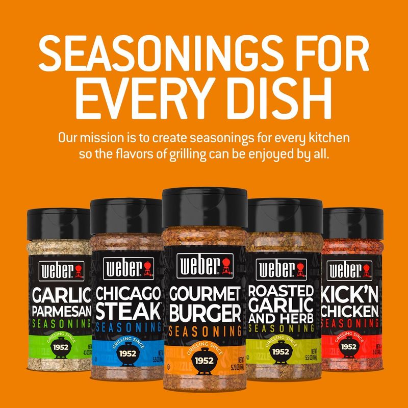 Weber Gourmet Burger Seasoning, 2.75 oz