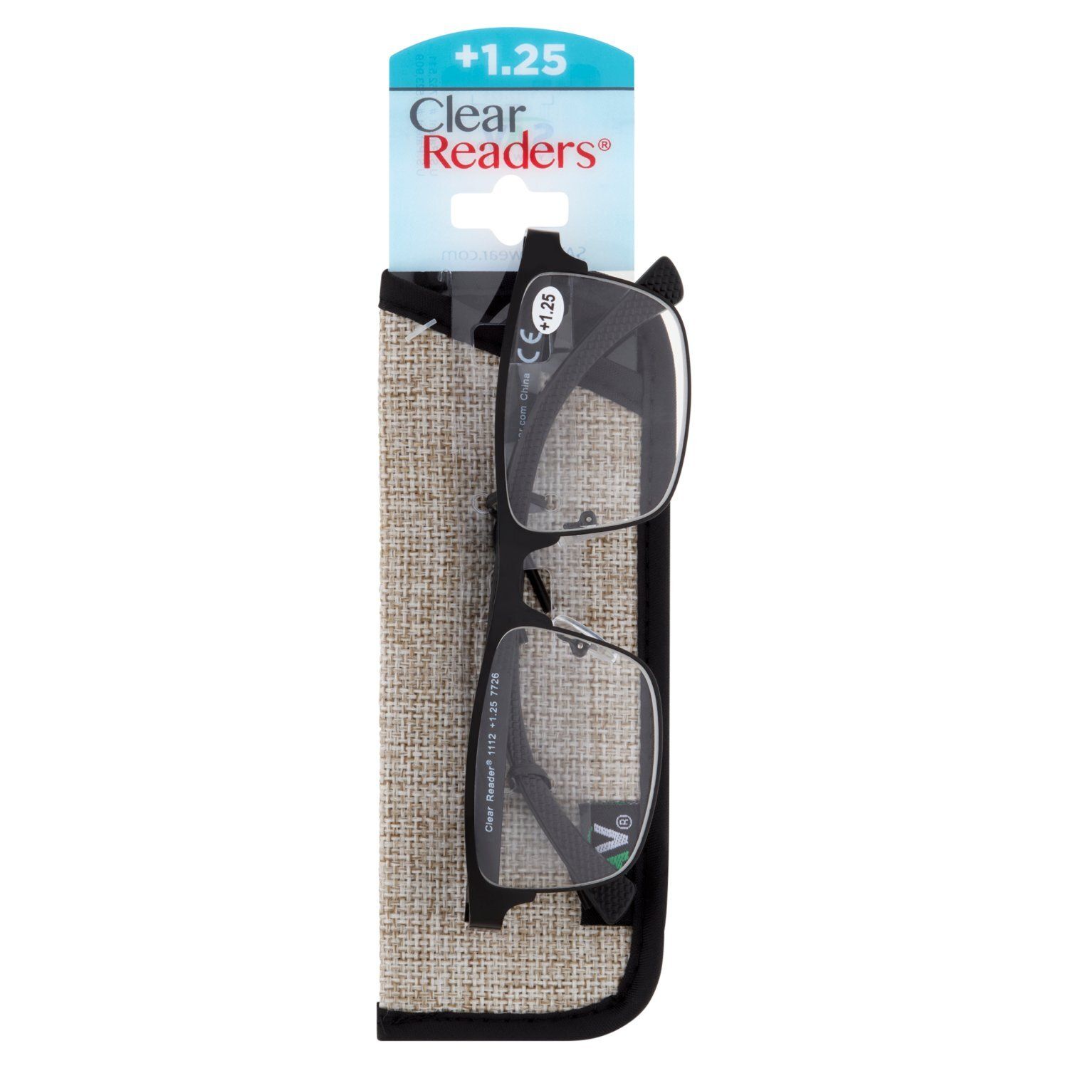 SAV Eyewear +1.25 Clear Readers
