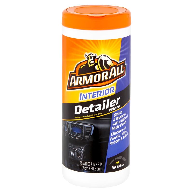 Armor All Interior Detailer Wipes, 25 count