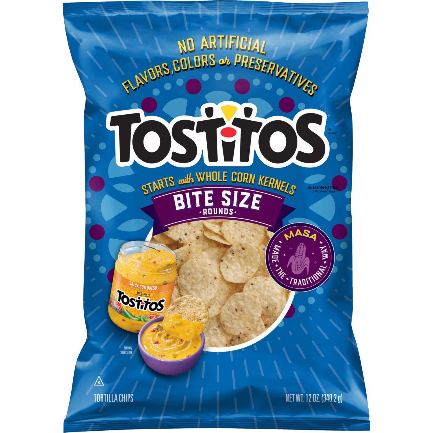 Tostitos Bite Size Tortilla Chips Rounds 12 Oz