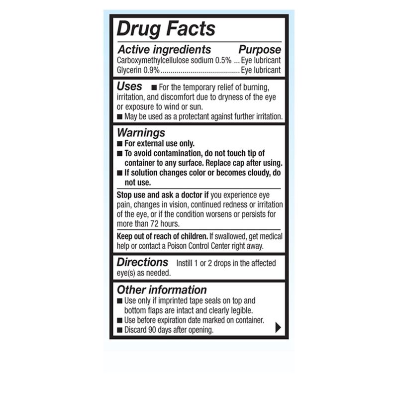 Refresh Optive® Lubricant Eye Drops Preserved Tears, 0.5 fl oz (15mL) Sterile