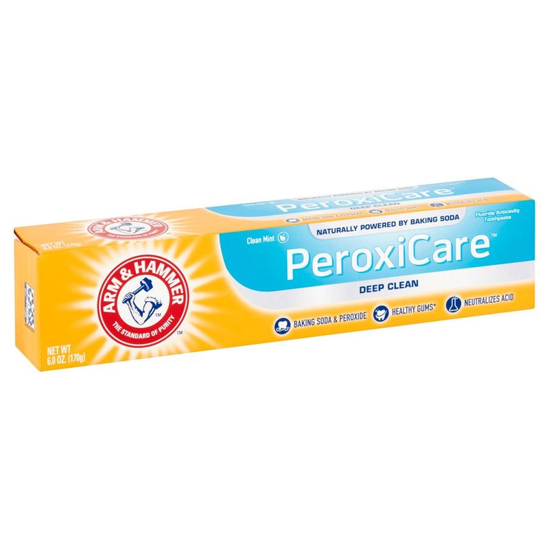 Arm &amp; Hammer PeroxiCare Deep Clean Clean Mint Toothpaste, 6.0 oz