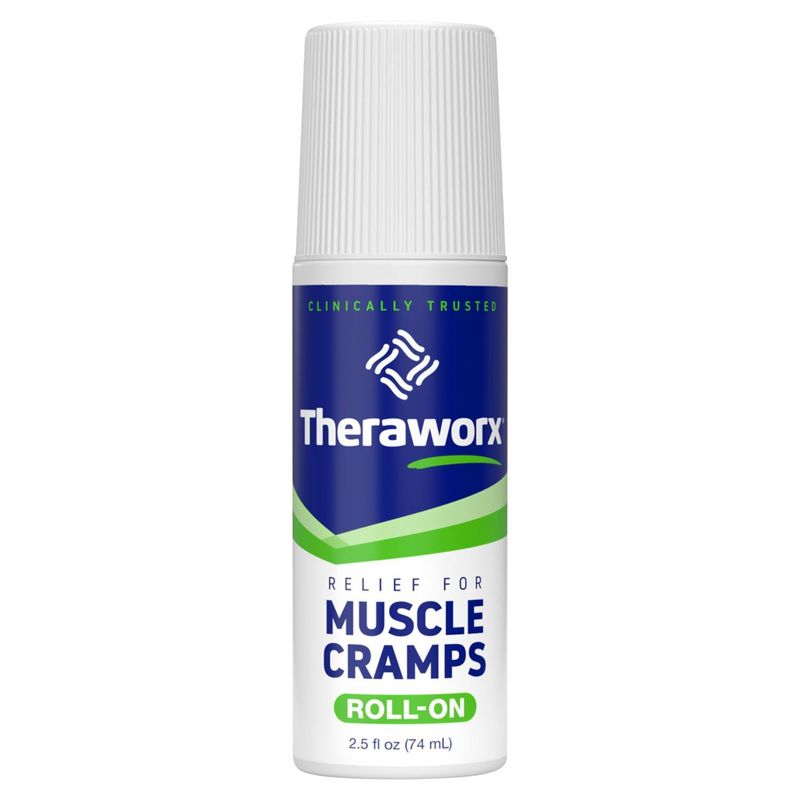 Theraworx Roll-On Relief for Muscle Cramps, 2.5 fl oz